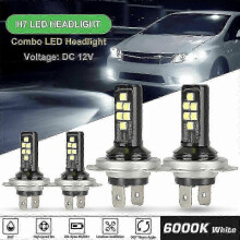 4x H7 Super Bright 60000lm 120w Led Headlight Bulb Kit High Low Beam 6000k White 2ytrd