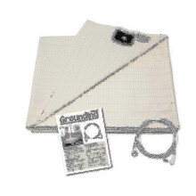 (153*203) Earthing Double Bed Grounding Sheet Shield Emf Anti Radiation Conductive Fabric Bed Mat 153*203cm