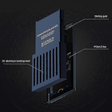 For Xbox Series X/S M.2 SSD Adapter (ALXB2063) - External Storage Expansion Card Enclosure, High-Speed Gaming Hard Drive Converter (NO DRIVE)