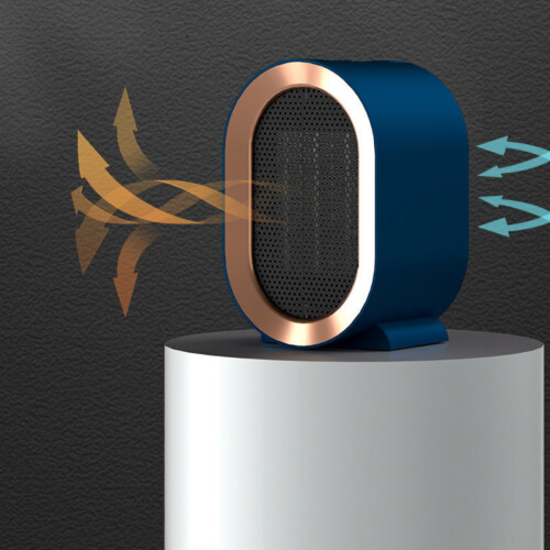 Battery-powered heater for camping, office heating, 2 settings, fan option 1