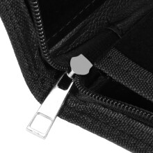 1 PC Black Fountain Pen Color PU Leather Storage Case Holder for 48 Pens