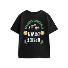 (9-10 Years) Stranger Things Short Sleeved T-Shirt (Unisex Kids Black)