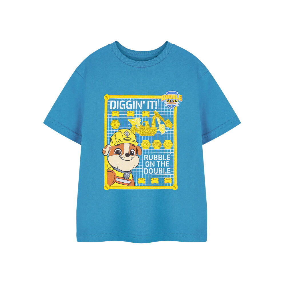 Paw Patrol (2-3 Years) Short Sleeved T-Shirt (Boys Blue)