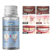 (20g) Super Strong Moldable Teeth Glue Nature Resin Denture Adhesive Temporary Makeup Repair Broken Gap Falseteeth Solid Glue_fc10