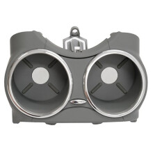 Car Cup Holder Grey Dual Bracket Drink Bottle Hold 21968004149051 for W219 C219 CLS500 CLS63 2006-2011