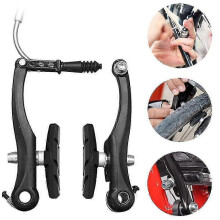 (Blue) 4 Pairs V Bike Brake Pads Bicycle Brake Blocks Set 70 Mm Bicycle Brake Pads