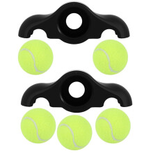 4-Teiliges Rocker-Platten-Set, Simulationsschwingung für Kickr Core Dämpfung und Geräuschunterdrückung, Fahrrad-Snap-Rocker-Fußadapter