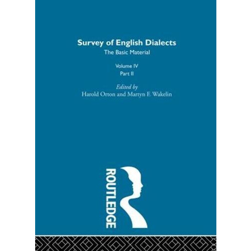 Survey Eng Dialects Vol4 Prt2 Hardcover Book