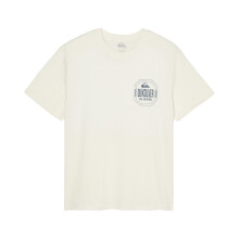 (S, Snow White) Quiksilver Mens Ace Chest Short Sleeve T-Shirt