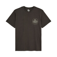 (S, Tarmac) Quiksilver Mens Ace Chest Short Sleeve T-Shirt