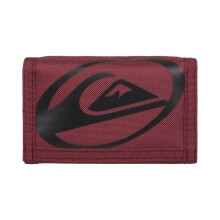 (M, Oxblood Red) Quiksilver Mens The Everydaily Tri-Fold Wallet