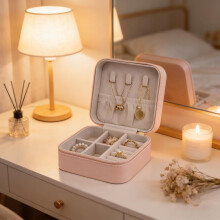 Mini Jewelry Travel Case Small Portable Storage