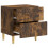 VidaXL vidaXL Bedside Table 2 pcs Smoked Oak 43 x 34.5 x 48 cm 3