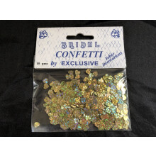 Heart Shaped Foil Table Scatter Confetti, 6mm