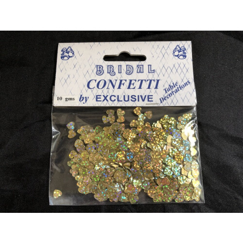 Heart Shaped Foil Table Scatter Confetti, 6mm