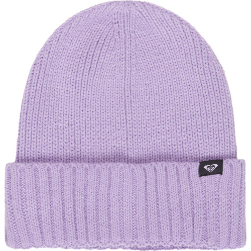 (One Size, Viola) Roxy Kids So Peaceful Rib Knit Beanie