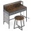 Bureau - HELLOSHOP26 - 110x50x95,5 cm - support moniteur intégré - station de charge AC/USB/Type-C - 3 tiroirs 1