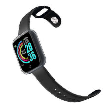 (Black) Waterproof Fitness Tracker - Heart Rate/Blood Pressure/Sleep Monitor for Men/Women