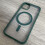Hensinple Étui magnétique pour iPhone 11, Vert 2