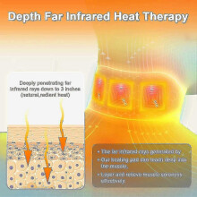 Neck Heat Pad - Neck Pain Relief By Far-infrared Physical Therapy, Usb Heated