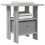 VidaXL vidaXL Bedside Table Grey Sonoma 41 x 40 x 45 cm Engineered Wood 5