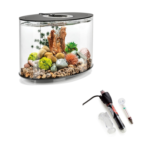 Biorb biOrb Loop 15L Black Aquarium With MCR Led Lighting and Heater Pack