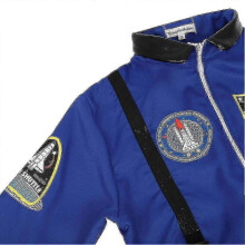 (XXXL, Pink) Astronaut Costume Space Suit For Adult Cosplay Costumes Zipper Halloween Costume Couple Flight Jumpsuit Plus Size Uniform