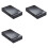 3Conjunto Caixa para HDD de 3,5 Polegadas  para Adaptador USB 3.0 Gabinete para Disco Rígido Externo para Disco SSD de 2,5/3,5 Polegadas HDD para 1
