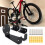 3X Support Mural pour Vélo, Support Robuste pour Crochets de Vélo, Support Mural pour Vélo de Montagne. 3