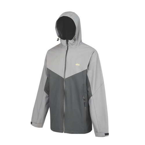 Site Mens Jacket Messner Black Grey Lightweight Windproof Medium 46" Chest
