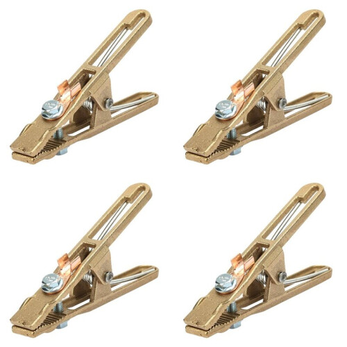 4X Machine Grounding Clamp TIG Welding Machine Brass Grounding Clamp (260A)