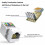 24 Conectores RJ45 Cat6 Sin Herramientas, Conector Hembra A Hembra para Módulo Ethernet, Panel Gigabit (Incompatible con Panel de Conexión). 3