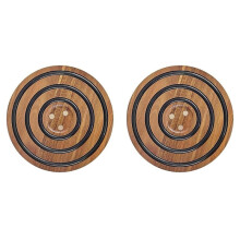 2X Magnetische Onderzetter voor Pannen, Magische Onderzetter van Hout, Magnetische Pannenlappen voor de Keuken, Magnetische Onderzetters voor Warme
