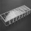 Plastic Cable Management Box 8 Compartments with 10 Cable Ties Transparent Power Cord Storage Box for Office 6