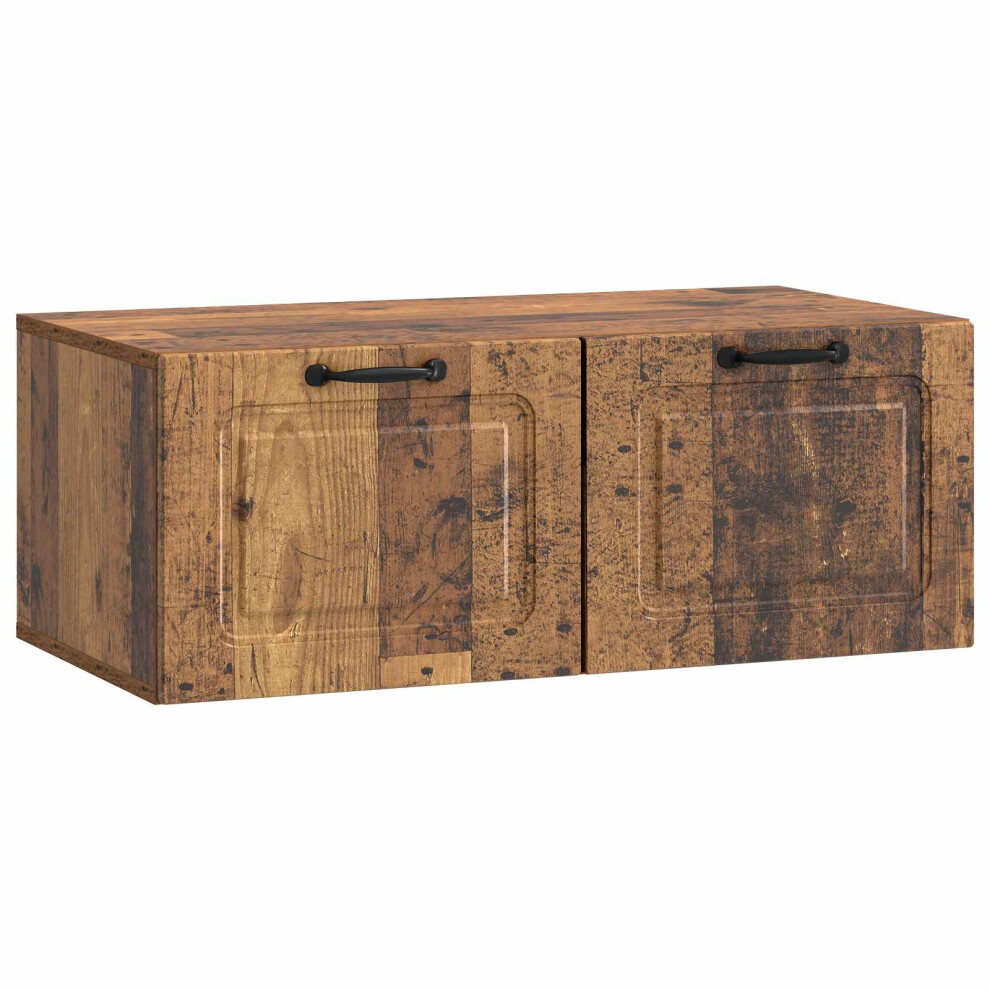 Vidaxl Wall-Mounted Tv Cabinet Wall-Mounted Old Wood 78.5 X 41 X 30 Cm