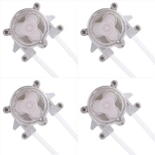 4X Micro-Peristaltic Pump 6V 9V 12V Small 500 Geared Motor Dosing Liquid Water Squeeze Reversible