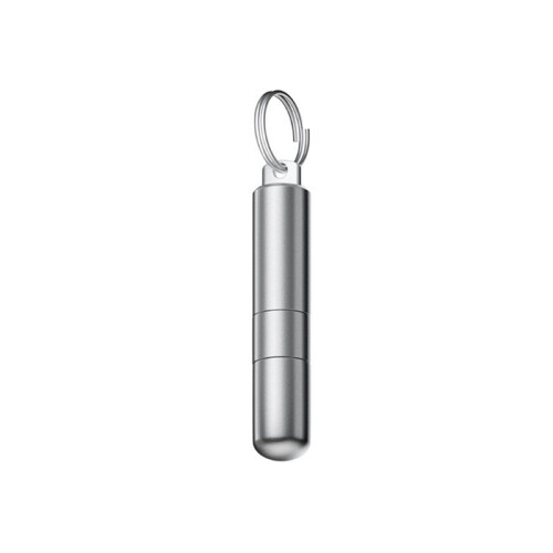 2X Multi-Function SIM Card Ejector & Earphone Cleaning Pen, Aluminum Alloy Keychain with Anti-Lost Hanging Feature 1