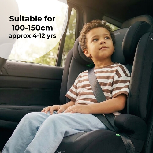 My Babiie MBCSB30 i-Size Booster Car Seat - Grey & Black 2