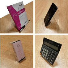 3X Acrylic Book Stand with LEDge,Transparent Acrylic Display Easel, Clear Tablet Holder for Books,Notebooks,Artworks