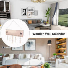 Family Birthday Board Set Hanging Wooden Calendar Wall Calendar Decor for Family Friends Birthday Reminder