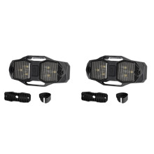 2X Red White Dual Color UTV Dome Light LED Roll Cage Utility Light with for for RZR for UTV 4WD