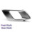 Right-Side Silver Grey Interior Door Handle for Ford Ranger 1