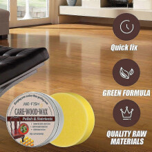 Jue-Fish Wax Oil Care Brilliant Polish Cleaning Hydrophobic Maintenance Beeswax Wooden Floor Furniture Brightening And Polishing