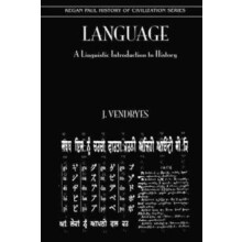 Language And Linguistic Introduction To History by Vendryes Paperback