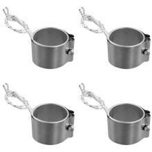 4X Bande Chauffante en Acier Inoxydable Puissance 220 V Diamètre Intérieur 50 mm pour Équipement Électronique Joyous