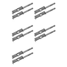 10 Pcs Spring-Loaded Screw Holder Bit, Anti-Drop Screwdriver Bit, Single-Hand Operation Bit Holder for Electricians