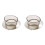 2X Measuring Cup for  TM5/TM6 /TM31 Transparent Measuring Cup Universal Replacement Accessories 1