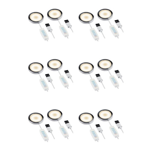 12Set 3D Printer LED Lamp Kit,for A1/A1mini/P1S/P1P/X1C LED Light 5V USB Powered,3 Color Temperature Adjustable