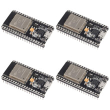 4X ESP32 ESP-32S NodeMCU-32S ESP-WROOM-32 Carte de Développement 2.4 GHz WiFi et Dual Cores Microcontrôleur