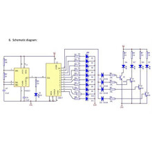 20X LED Rotative SMD NE555 Carte de Pratique de Soudage Jeu de Bricolage Fanny Formation de Compétences Jeu de Bricolage Jeu de Module de Carte de